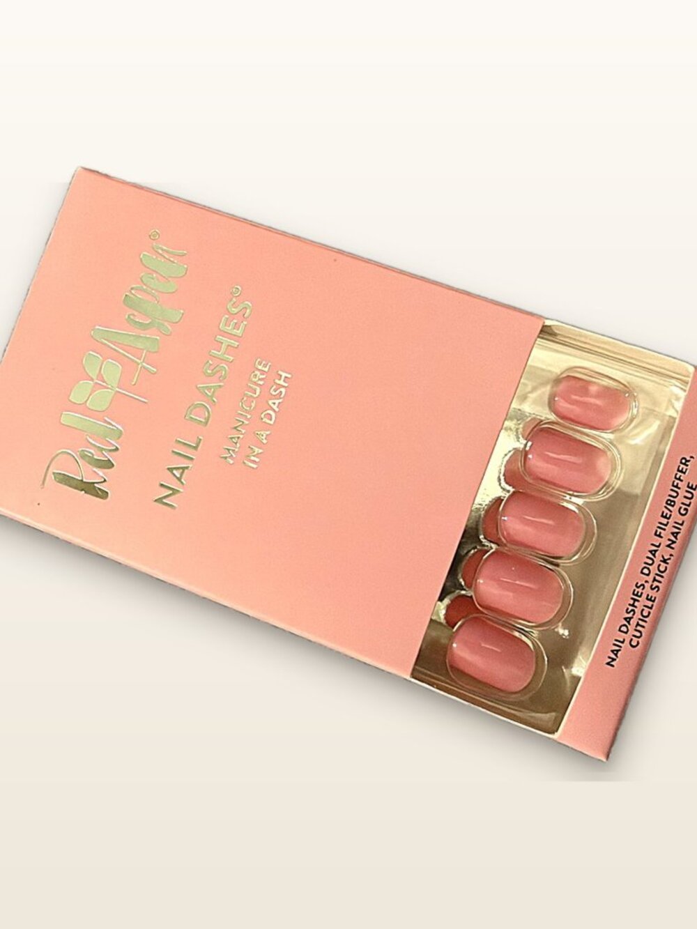 Red Aspen Press-On Nails | Dusty Pink | Short Square | Brand New in Box